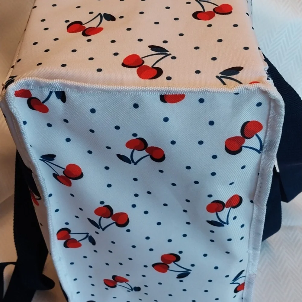 NWT Kate Spade Cherry Dot Print Cooler Bag